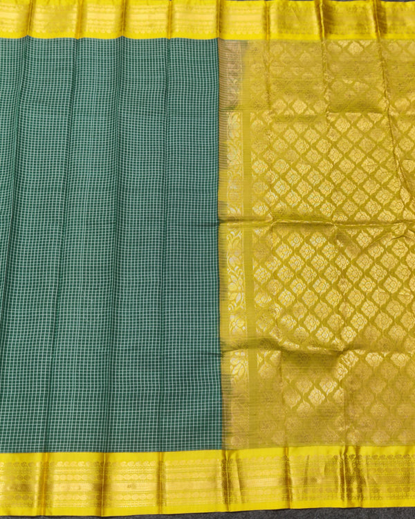 Gadwal cotton check - GC07 alternate view