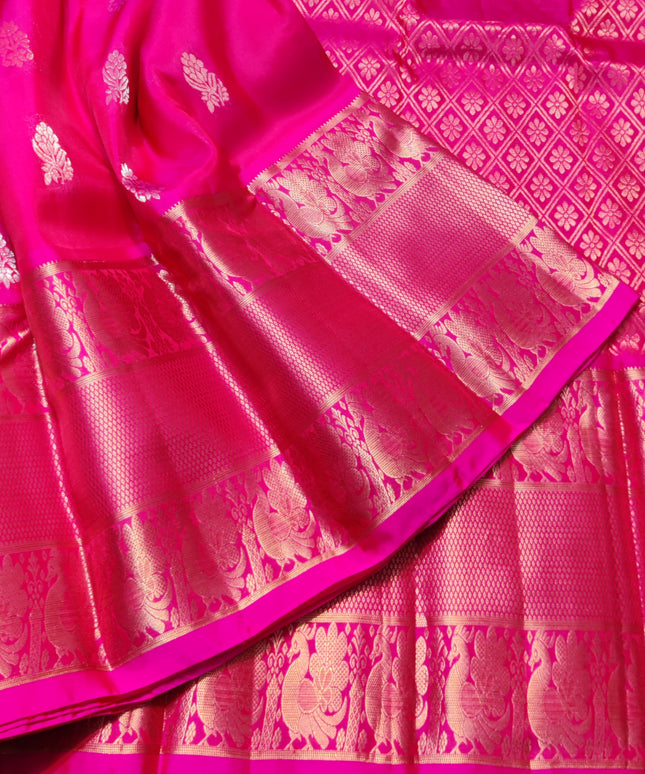 Kanchi Pattu Half Fine saree - HF221