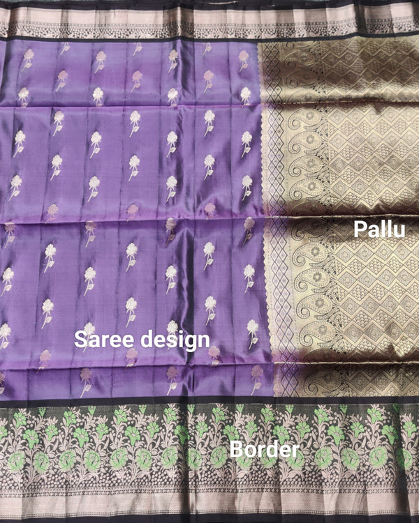 Meenakari kanchi lightweight pattu Saree - KMP147 alternate view