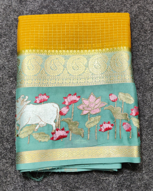 Semi crepe silk saree - SC09