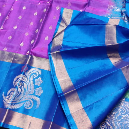 Lightweight Pattu Scurt Border Saree - LWP1076