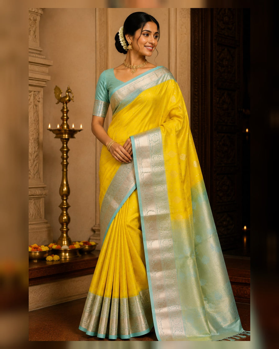 Kanchi pattu saree - KMP30