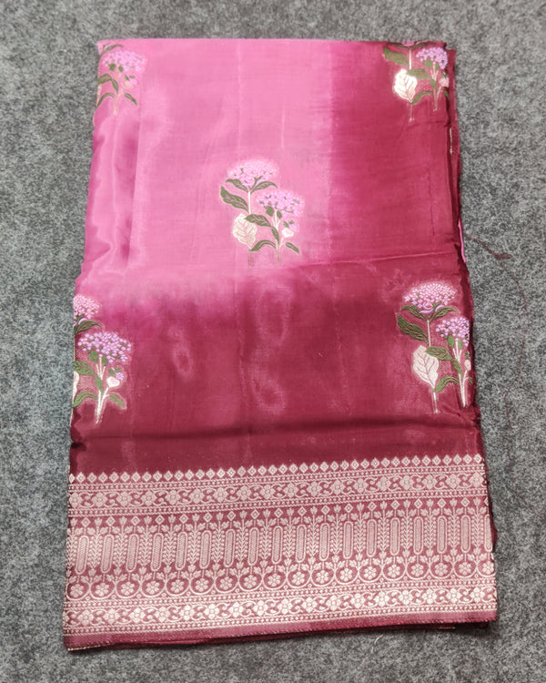Satin Silk Saree- SA11