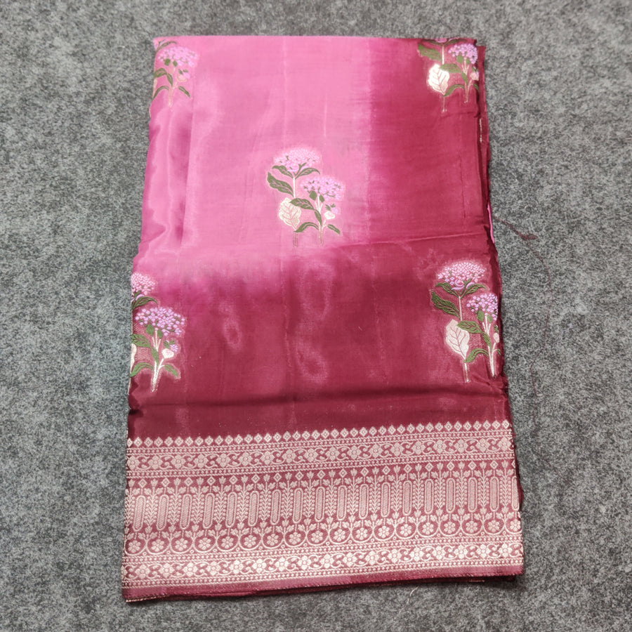 Satin Silk Saree- SA11