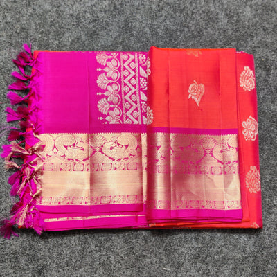 Meenakari kanchi lightweight pattu Saree - KMP27