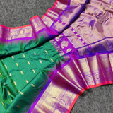 Gadwal Kuttu handloom Pure silk saree - GPS232