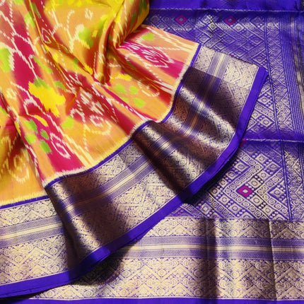 Ikkath Pure Silk Pattu Saree- IKT60