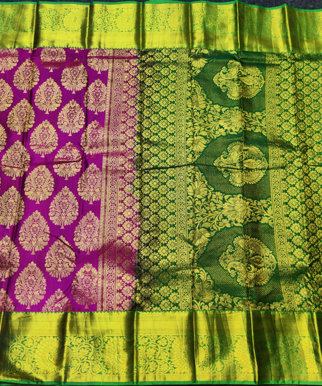 Kanchi Pattu Half Fine Brocade - SP31