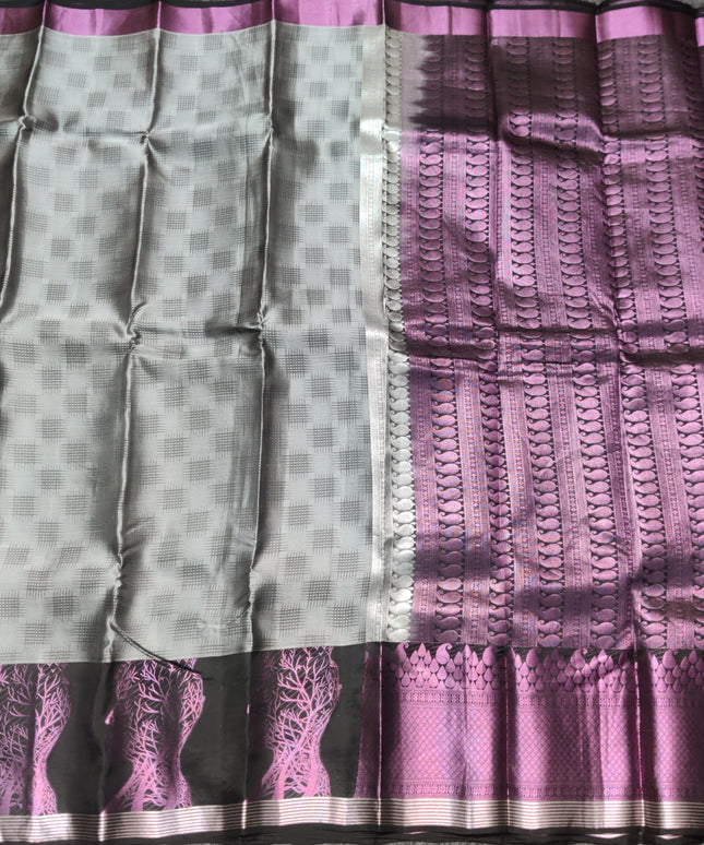 Pure Kanchi Pattu Saree - KMP3040