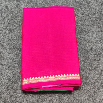 Kanchi pattu small border saree - KMP2028