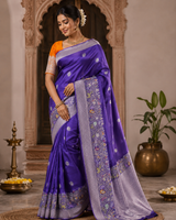 Mashru satin Silk Saree- MS30