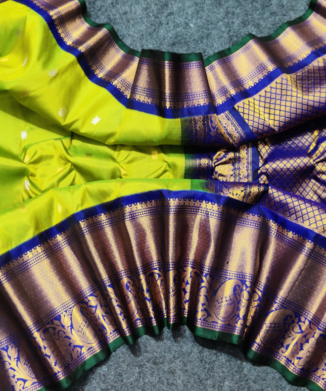 Gadwal pure handloom kuttu silk saree - GPS121