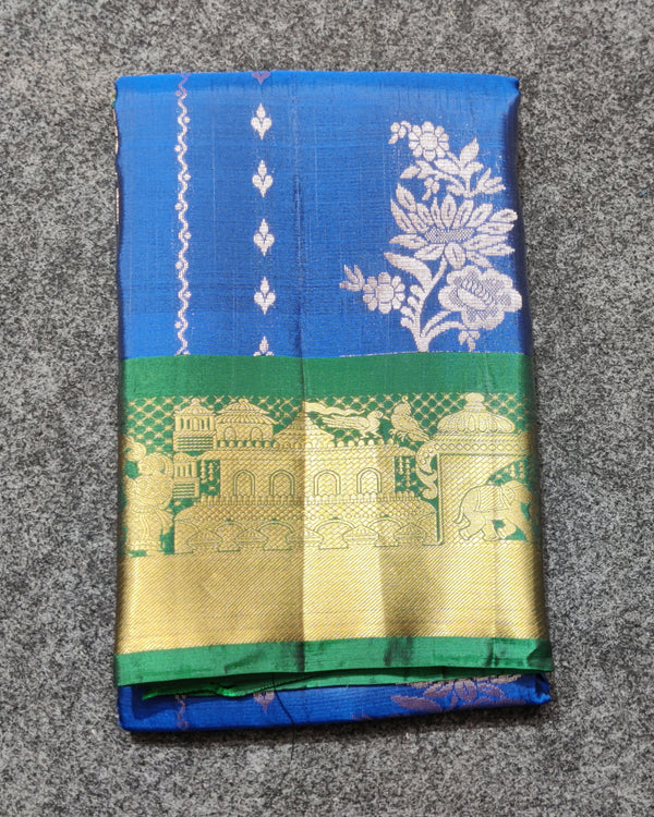 Kanchi Vintage Small border pattu - KMP83