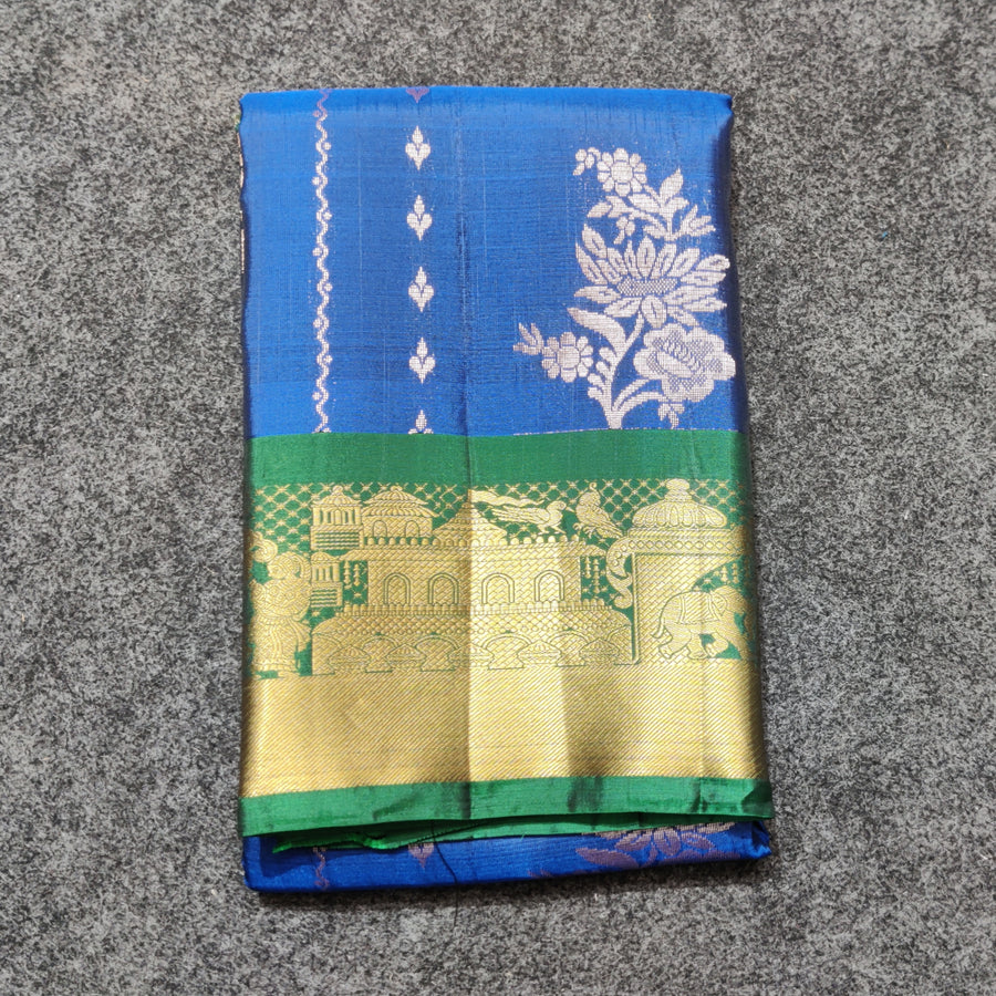 Kanchi Vintage Small border pattu - KMP83