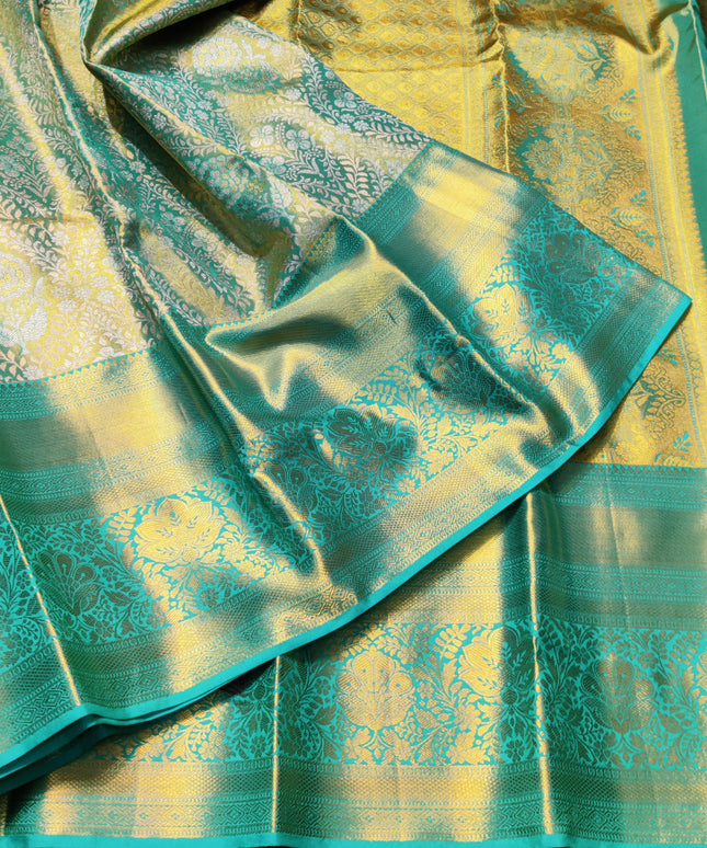 Kanchi Pattu Wedding Sarees @30% Off -KMP957