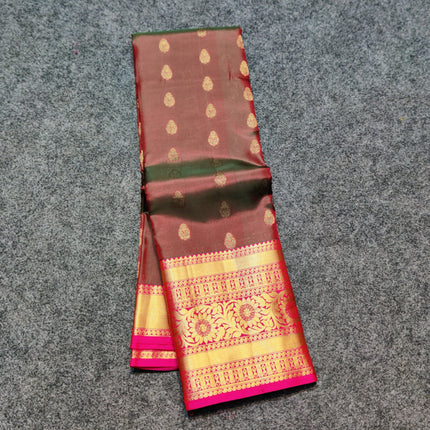 Kanchi pure vintage silk Saree - KMP2079