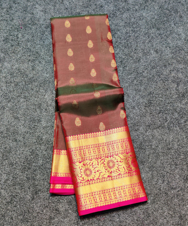 Kanchi pure vintage silk Saree - KMP2079