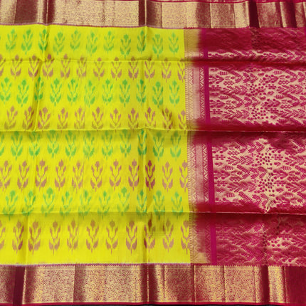 Ikkath Pure Silk Pattu Saree- IKT50