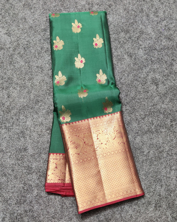 Kanchi Vintage Gap border pattu - KMP275