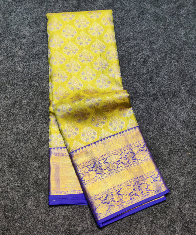Kanchi Pattu Wedding Sarees @50% Off -KMP1953