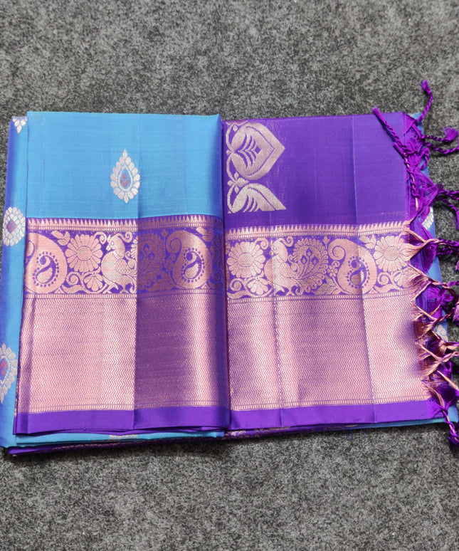 Meenakari kanchi lightweight pattu Saree - KMP305