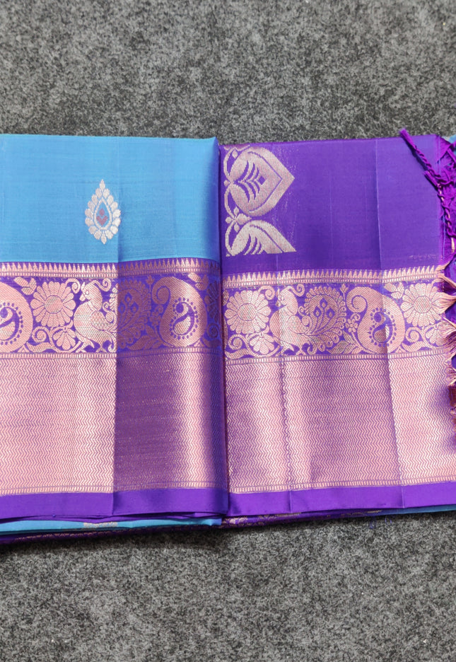 Meenakari kanchi lightweight pattu Saree - KMP305