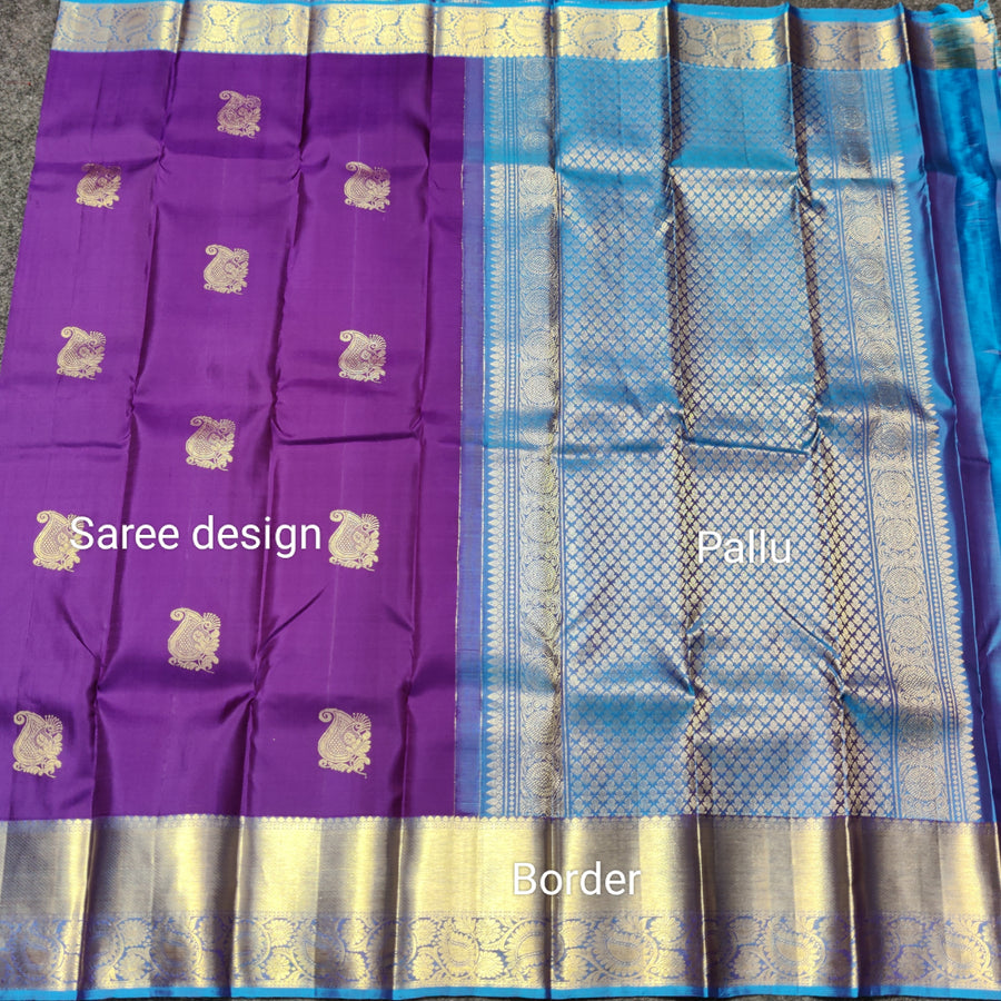 Kanchi Pure Dhantu Silk Saree - KMP373