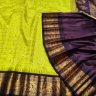 Gadwal check design pure silk- GPS43
