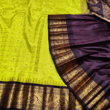 Gadwal check design pure silk- GPS43