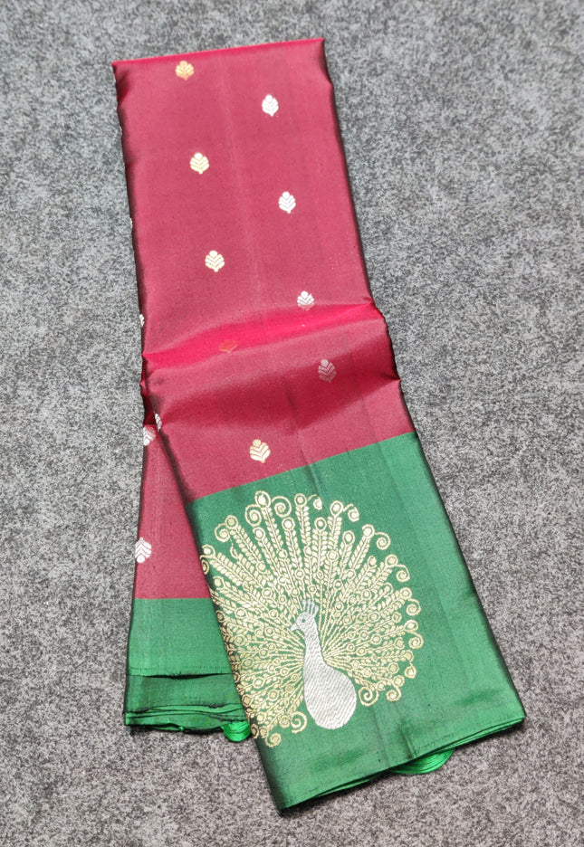 Kanchi pure soft silk Saree - KMP2051