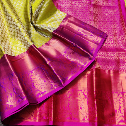kanchi pattu half fine Bridal Saree -HF284