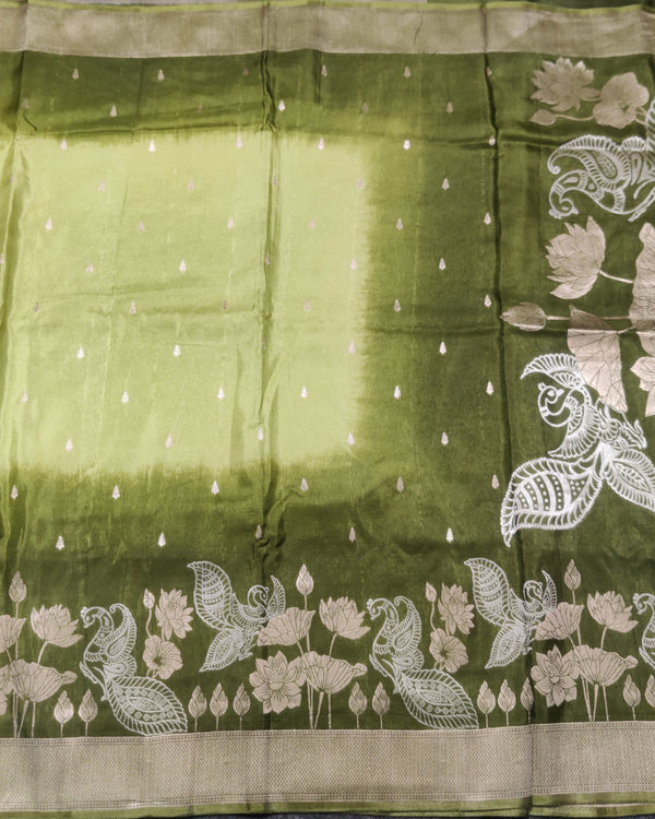Satin Silk Saree- SA09 alternate view