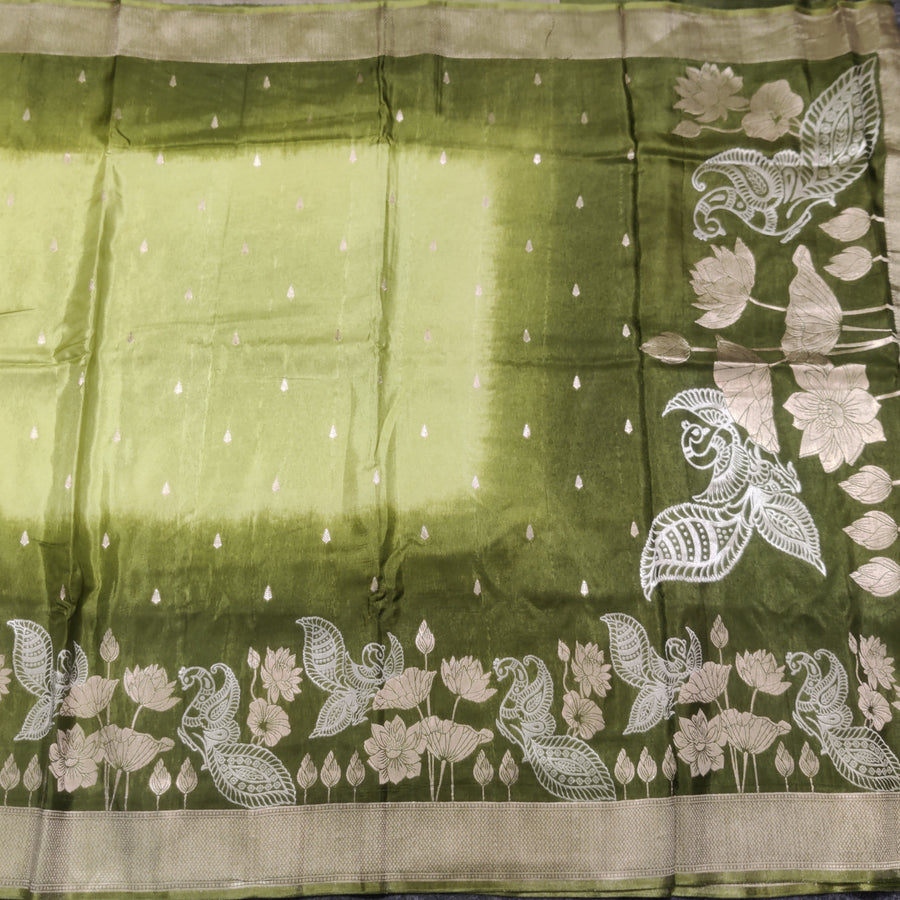 Satin Silk Saree- SA09