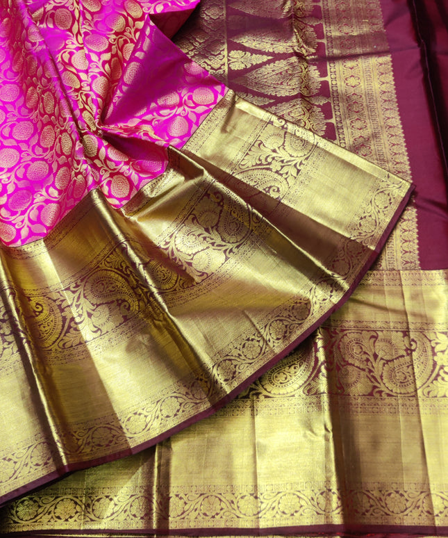 Kanchi pure Bridal wear saree @30% Off - KMP19