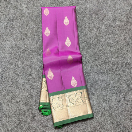 Kanchi Vintage Small border pattu - KMP171