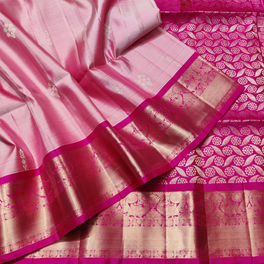 Meenakari kanchi lightweight pattu Saree - KMP24