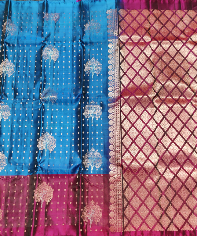 Lightweight Pattu Scurt Border Saree - LWP1079