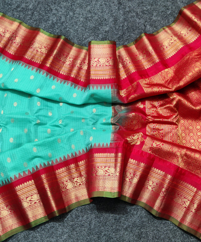 Gadwal Handloom Sico Silk Saree - GS165