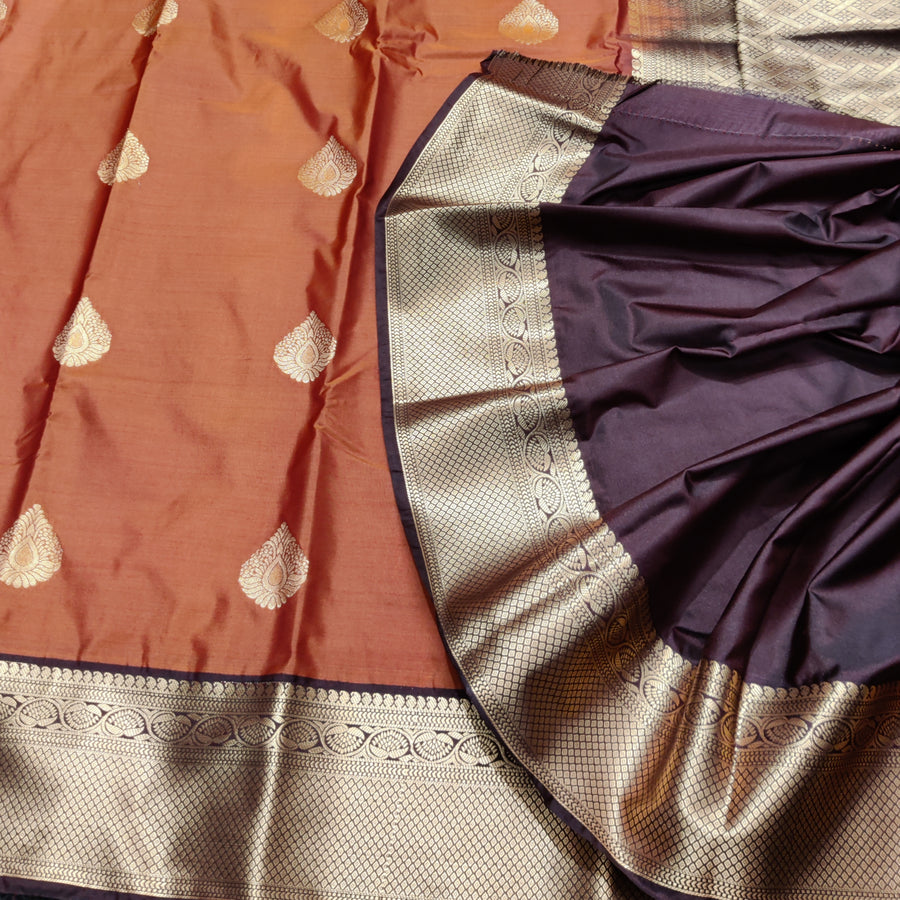 Kanchi semi vintage silk Saree -KS35