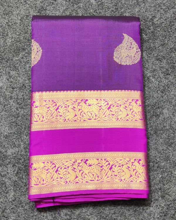 50% off Kanchi kuttu vintage Handloom saree - KMP64