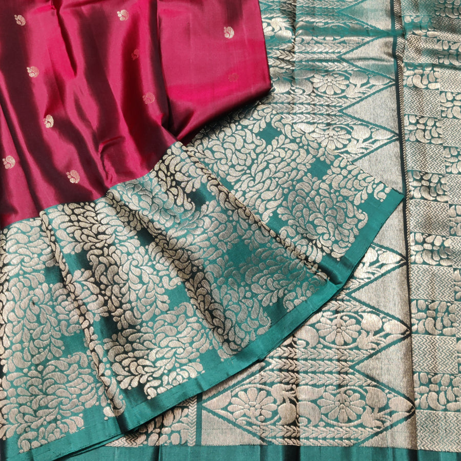 Pure Soft Silk Scurt Border Saree - LWP216