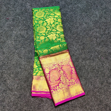 Kanchi pattu half fine Bridal Saree - HF05