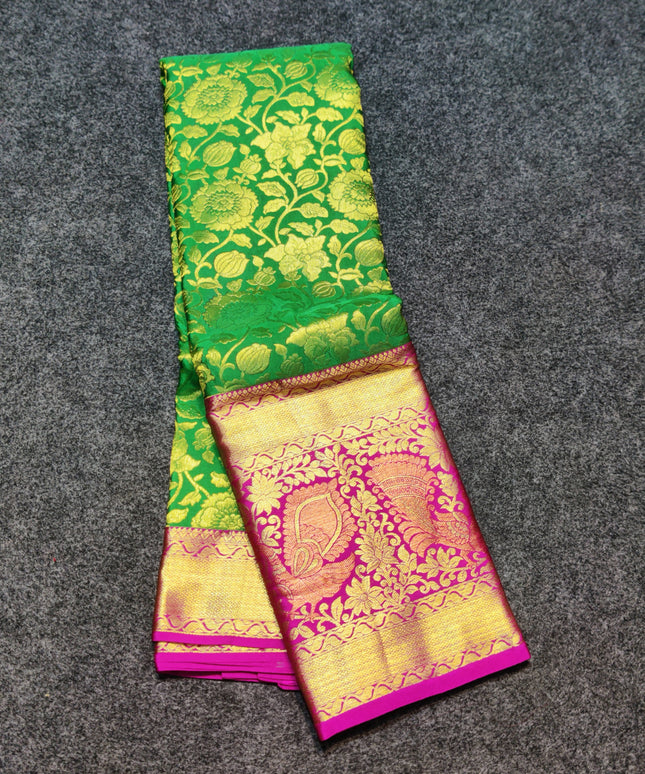 Kanchi pattu half fine Bridal Saree - HF05