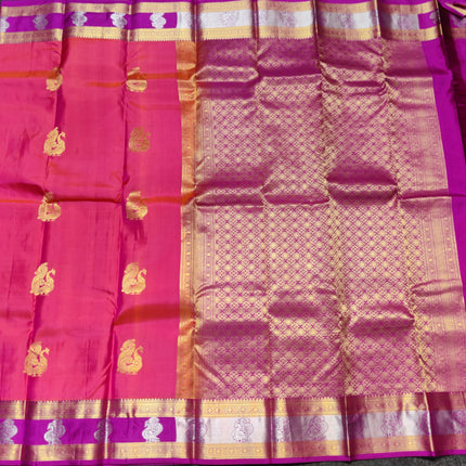 Kanchi Kuttu Vintage Handloom Pattu Saree - KMP3040