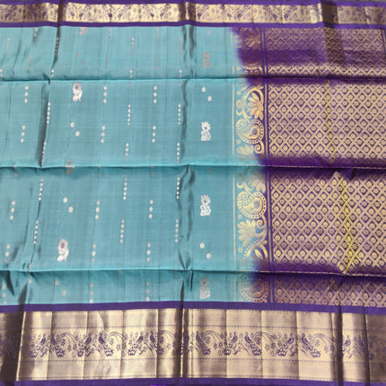 Meenakari kanchi lightweight pattu Saree - KMP3133