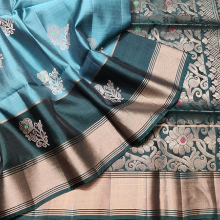 Lightweight pattu Scurt Border Saree - LWP145