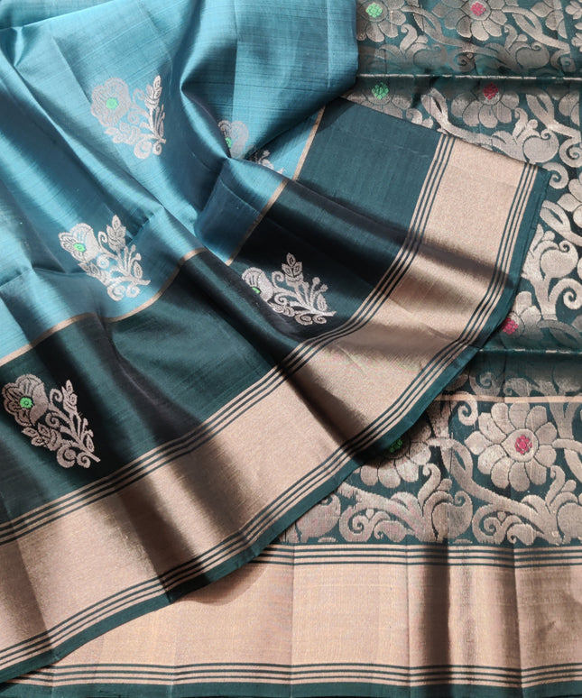 Lightweight pattu Scurt Border Saree - LWP145