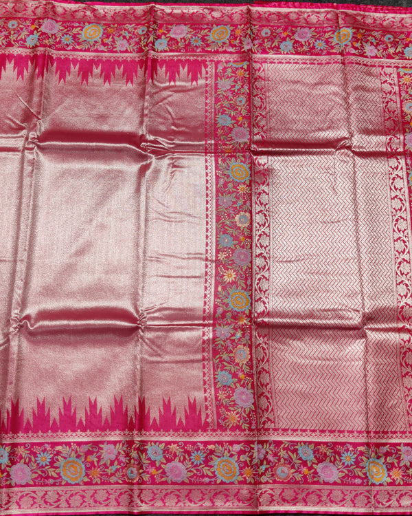 Banaras Tissue Paithani silk saree - BRS20 alternate view