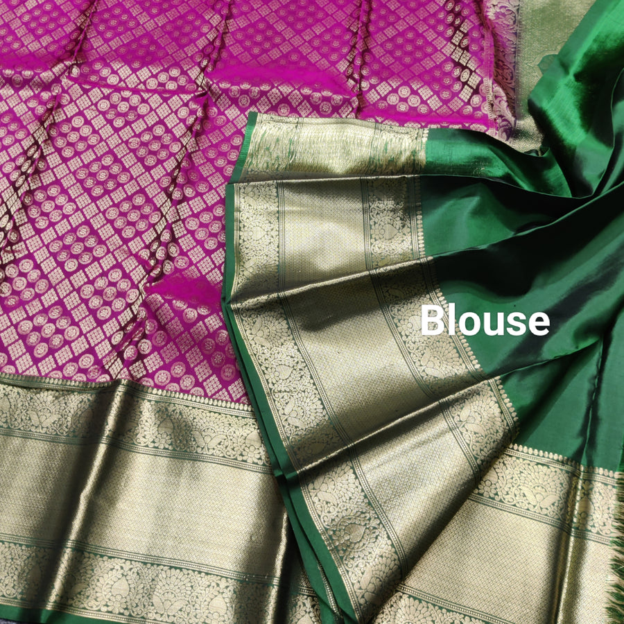 Kanchi pure Bridal wear saree @40% Off - KMP2006