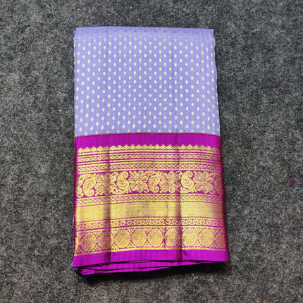 Kanchi pure kuttu border Saree - KMP1299